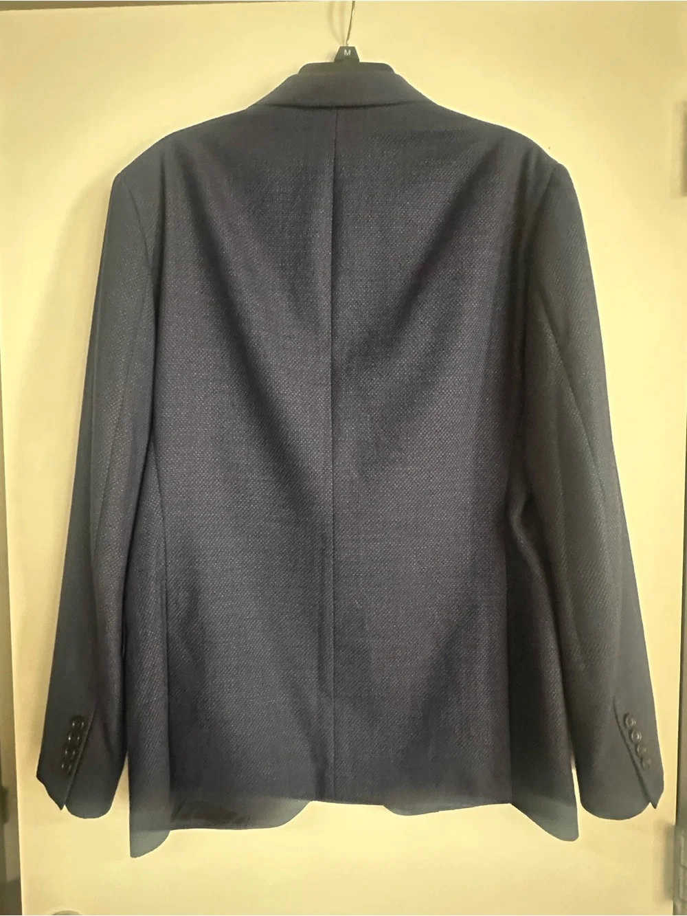 Bonobos Jetsetter Navy Blue Stretch Wool Blazer Sport Coat Athletic Fit Size 40R